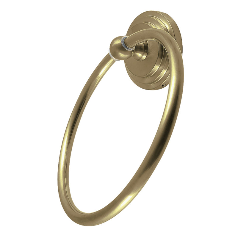Kingston Brass Milano Towel Ring, Brushed Brass