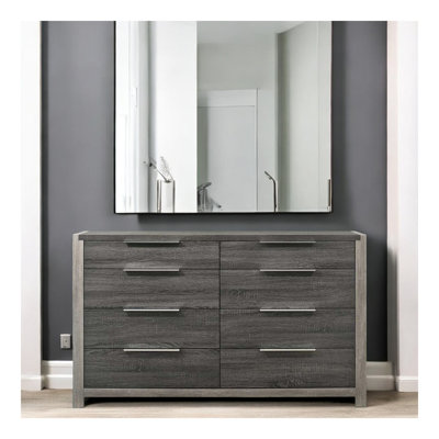 Jehoram Gray Finish Dresser