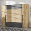 Debarr 4 Door Manufactured Wood Wardrobe-114011905-59390036