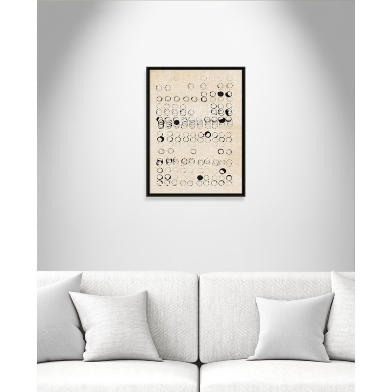 Victorine Dots and Dots Print par, Espresso, H 25,5 po x l 19,5 po