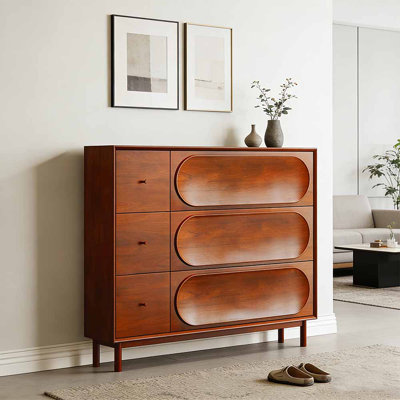 European-style living room thin shoe cabinet