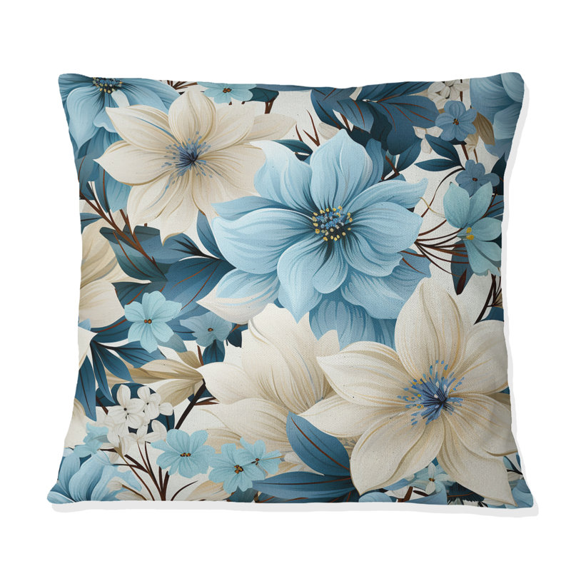 Coussin Blue Coastal Harmony, H 18 po x l 18 po
