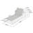 5-Level Adjustable Outdoor Chaise Lounge, Durable Aluminum Frame & PVC-coated polyester Mesh, Perfect For Patio/Poolside