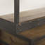 Schlueter 94" Metal and Wood Four Tier Library Bookcase With Ladder-10344354