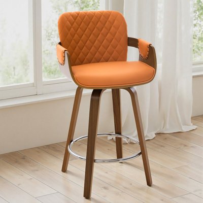 Tabouret de bar pivotant à hauteur de comptoir Modern