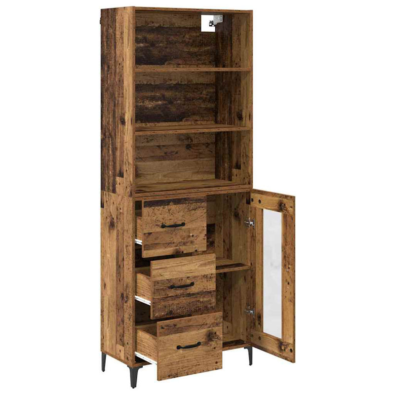 69.5cm Sideboard, Old Wood