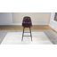 Swivel Upholstered Counter Stool with Metal Frame