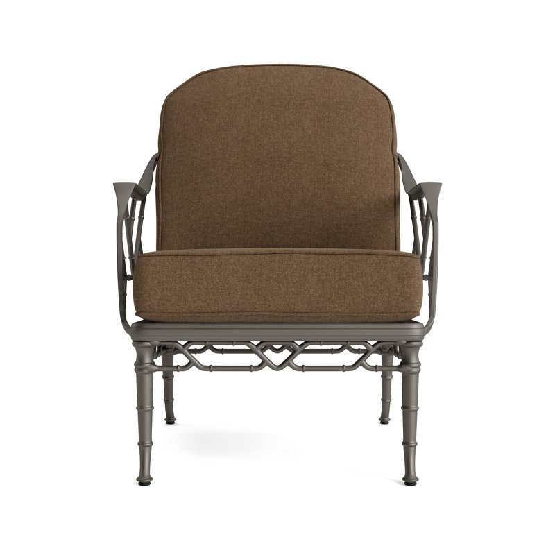 Calcutta Outdoor Lounge Chair, Mica, Fusion Moccasian
