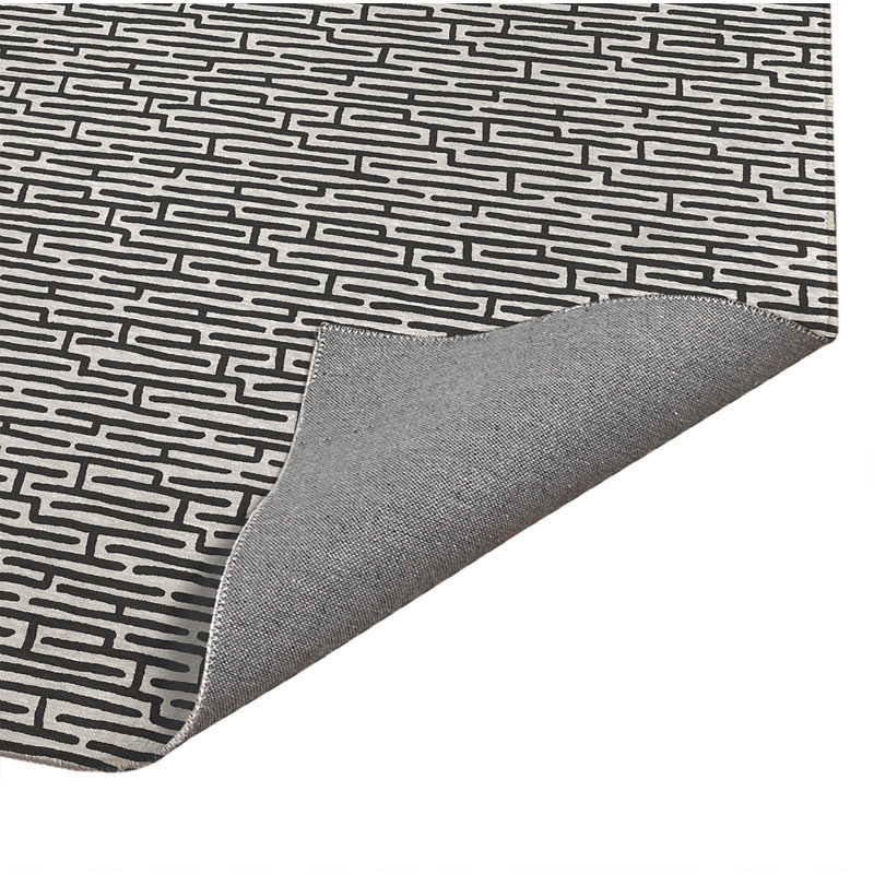 Tapis d'extérieur antidérapant Twilight Labyrinth, Rectangulaire 8 pi x 10 pi