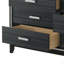 Weathered Black Finish Dresser-123651018