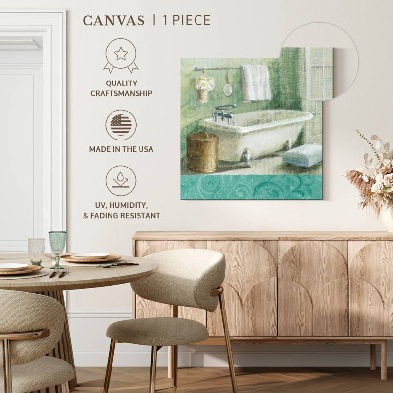 Refresh Bath Border I, 20" H x 20" W