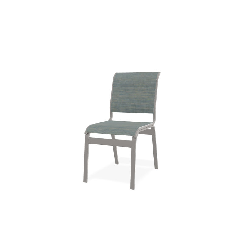 Chaise d'appoint de salle à manger Hiraku, Gris chaleureux texturé, Baja
