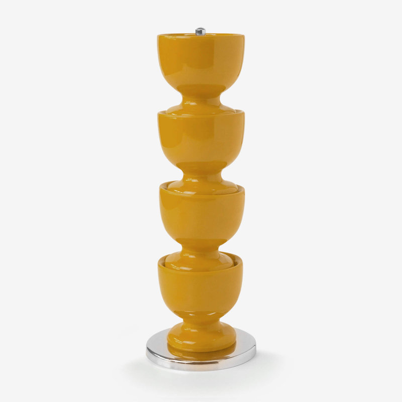 Melamine Stacking Egg Cup Set, Mustard