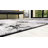 Galaxy Series Abrstract Black/Gray/Ivory/Beige Area Rug-1210259070