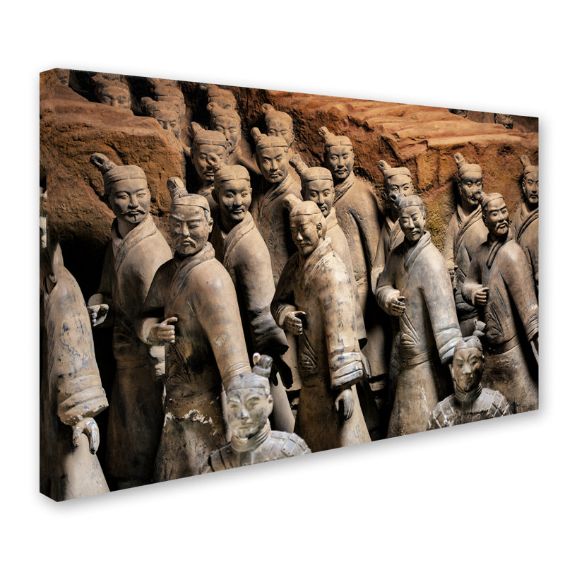 Cosey «Terracotta Army» par Philippe Hugonnard, reproduction de photo sur toile tendue, H 22 po x l 32 po x P 2 po