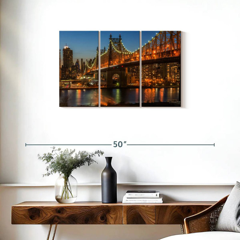 Pont de New York, Queensboro, H 20 po x l 33 po