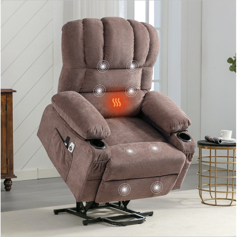 Power Electric Massage Lift Lounge Chair, Suitable For The Elderly, With Heating And Vibration Functions, With USB, Can Be Used For Lying Down
