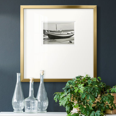 Bateau à rames rétro I, impression sur papier