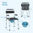 Adjustable Height Bedside Commode Chair For Seniors, Adults, Handicap - Raised Toilet Seat With Arm
