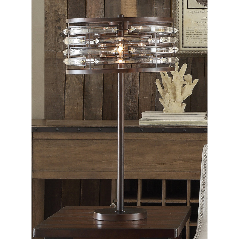 Lampe de table en métal Zaaron