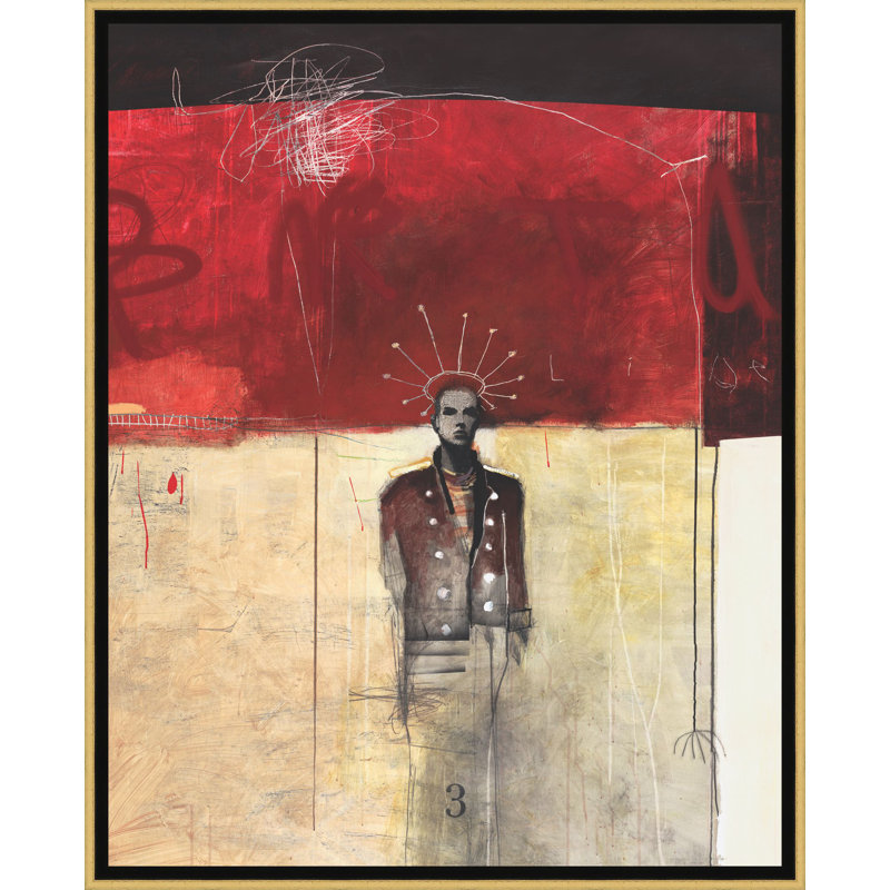 Reflecting King 1 Framed Print Canvas, 37" H x 30" W x 3" D