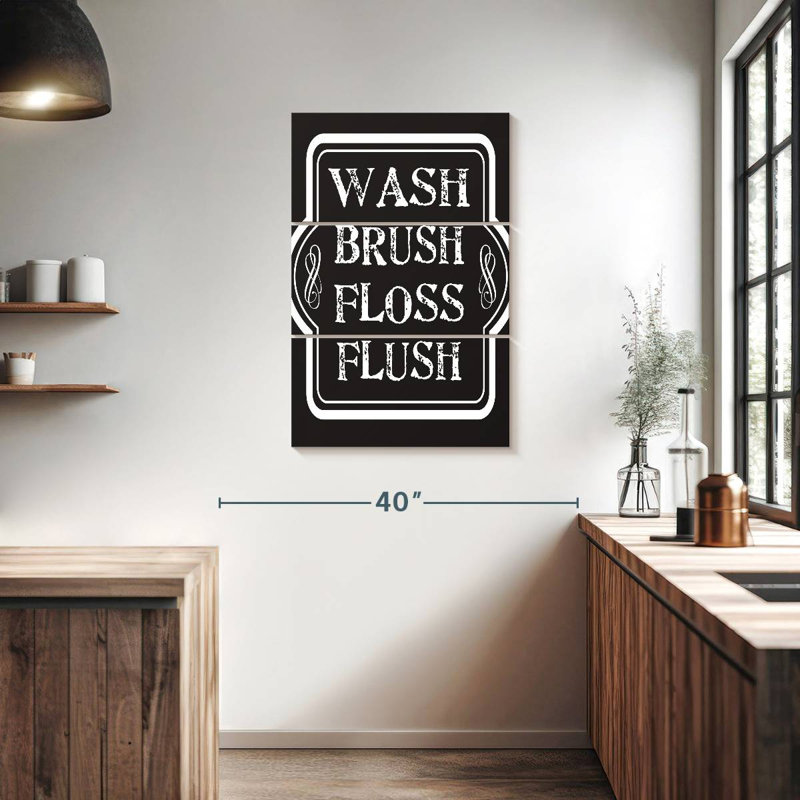Tergel Wash Brush Floss Flush, 38" H x 24" W