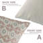 Coussin à motif de fleurs fabriqué à la main Fabividine-111113671-111113672