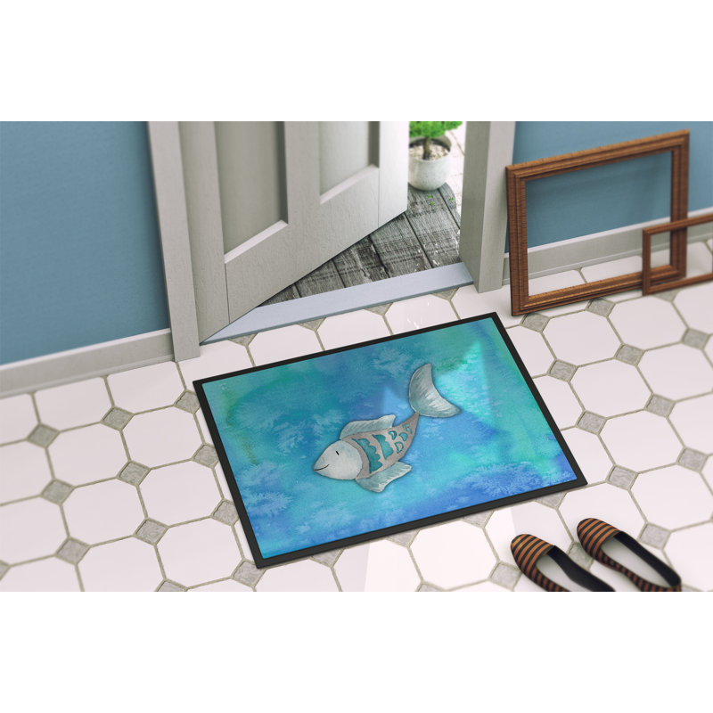 Non-Slip Outdoor Doormat, Rectangle 18" x 27"