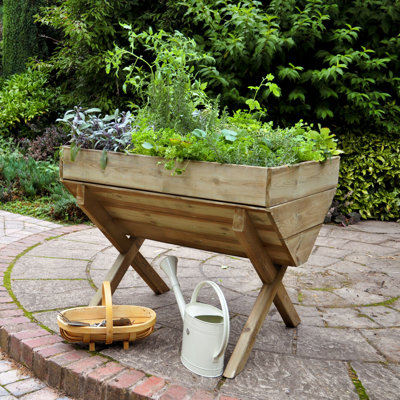 Handmade Wood Raised Garden Bed