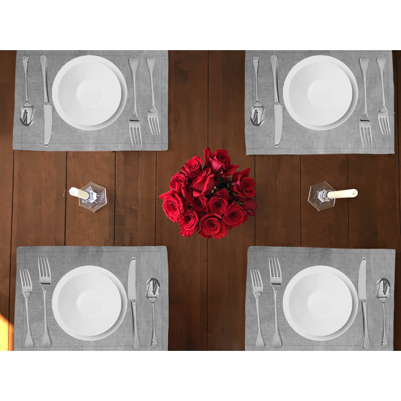 Napperons en faux jute, Argent