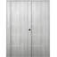Porte double standard préfinie en bois manufacturé Avon 01 4H-91358816-76759551-76759550