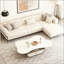 Table basse moderne avec plateau en pierre frittée Modern Butterfly