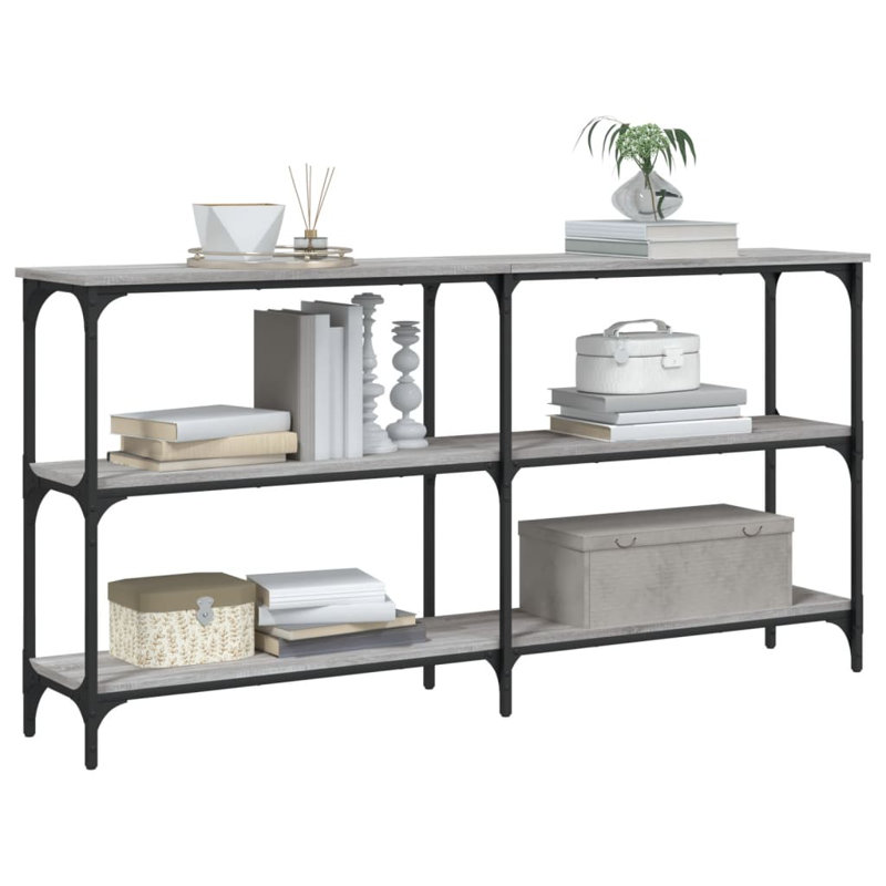 Console Table, 75cm H x 150cm W x 29cm D, Grey Sonoma