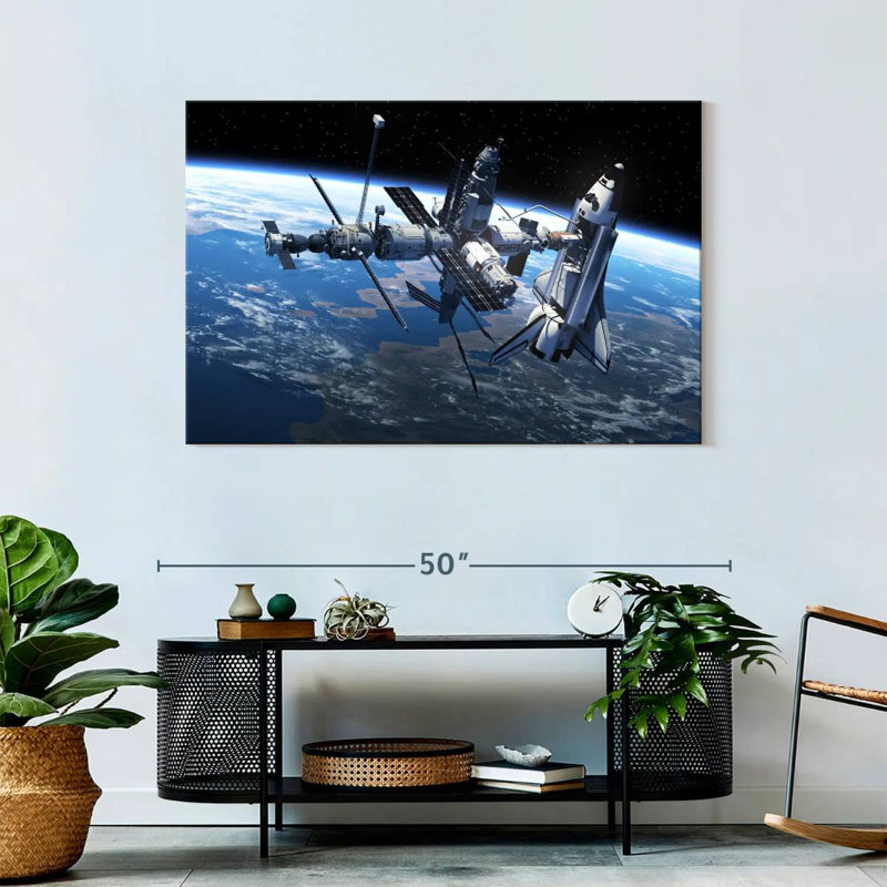 Station spatiale Oberle, H 30 po x l 45 po