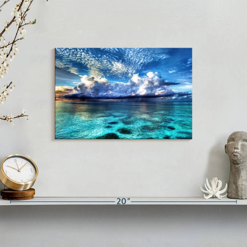 Impression sur toile Cozumel Ocean View, H 8 po x l 12 po x P 1 po