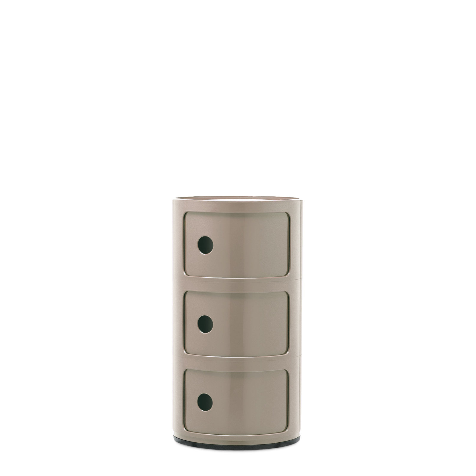 Componibili Round Modular Stacking Units, 3, Dove Gray
