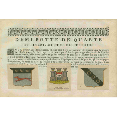 Armes et écussons rétro IV