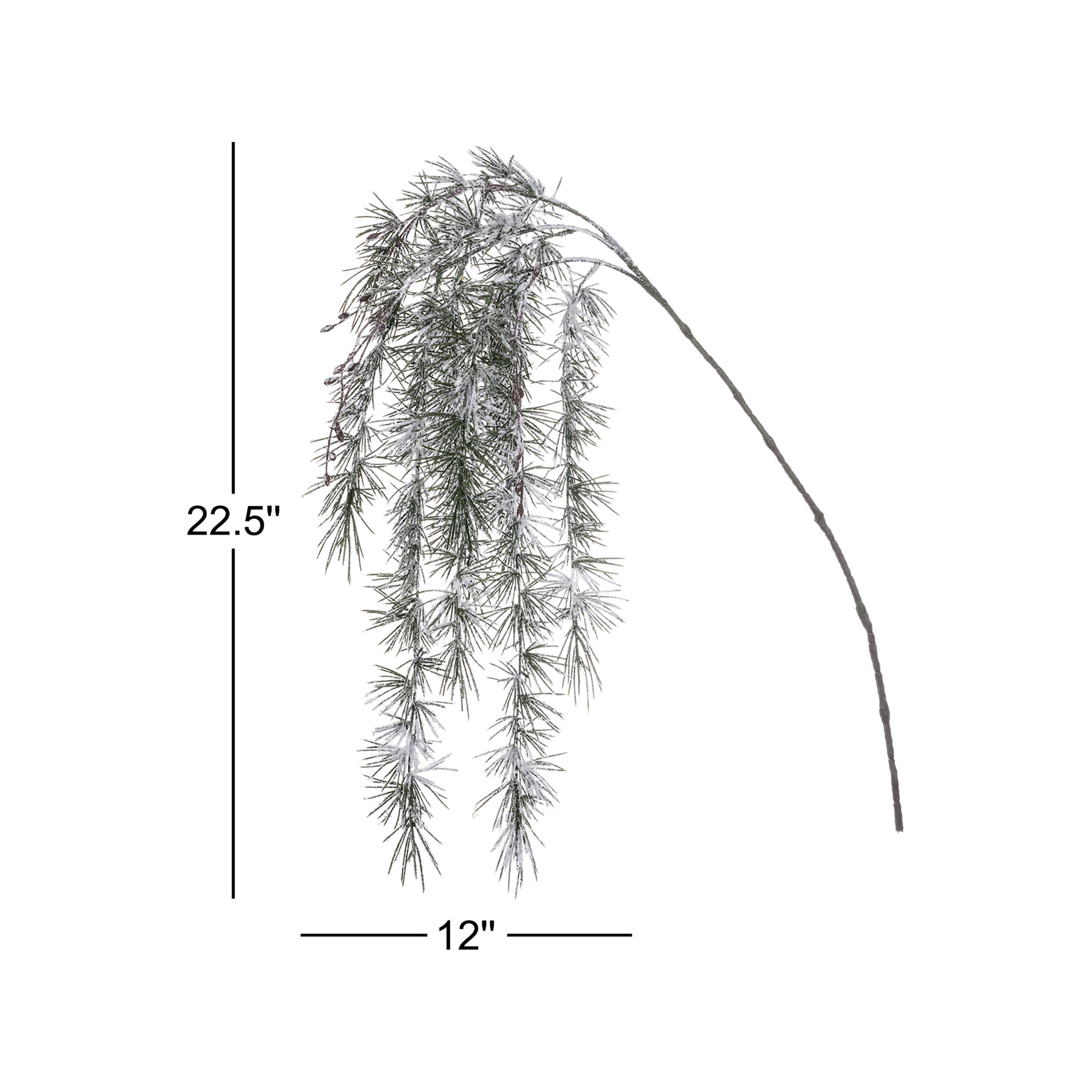 Naes 22.5'' Faux Pine Branch