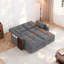 Modern Sectionals with Storage, 66.33 Inch Chenille Sofa Bed, Adjustable Home