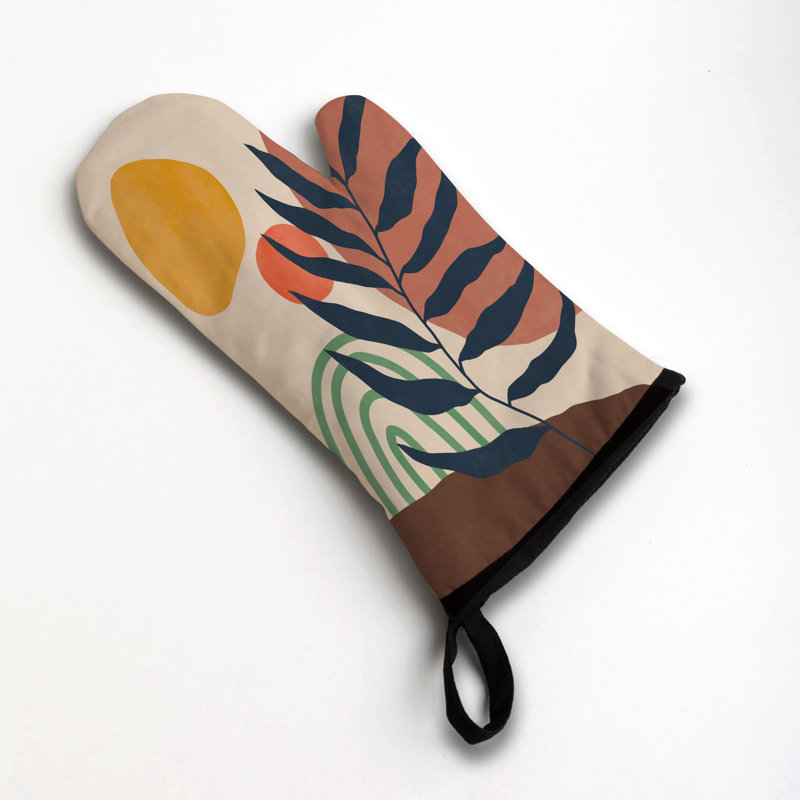 Boho Charm Oven Mitt Cotton Twill