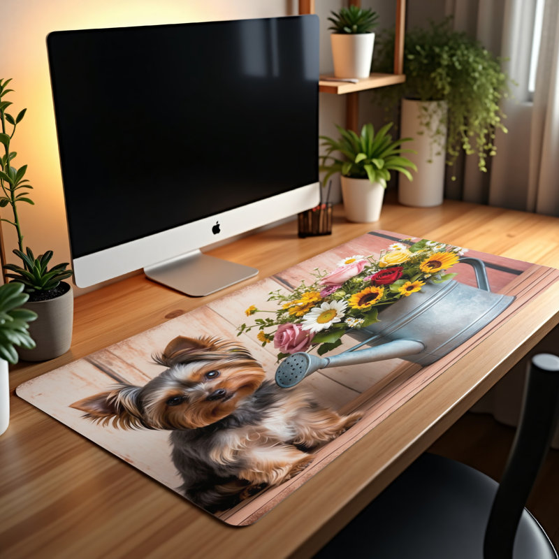 Polyester Desk Pad, 31.5x15.5