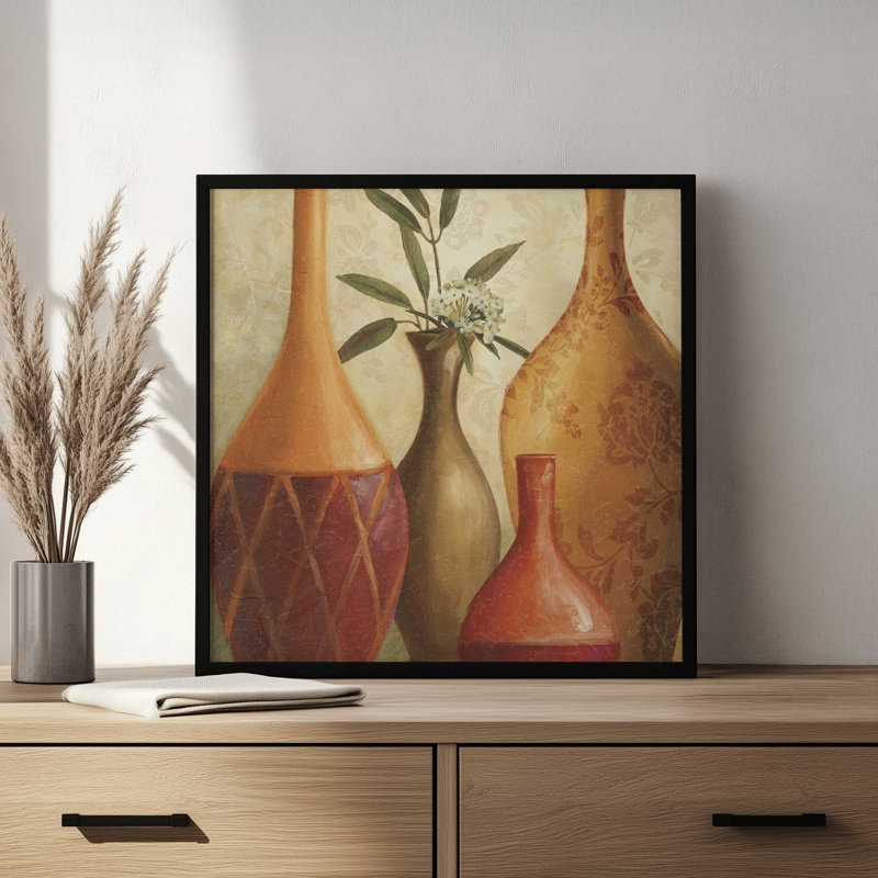 «Southern Tones III» par Lisa Audit, reproduction d'art, 20 W x 20 H, Brun, Framed Print