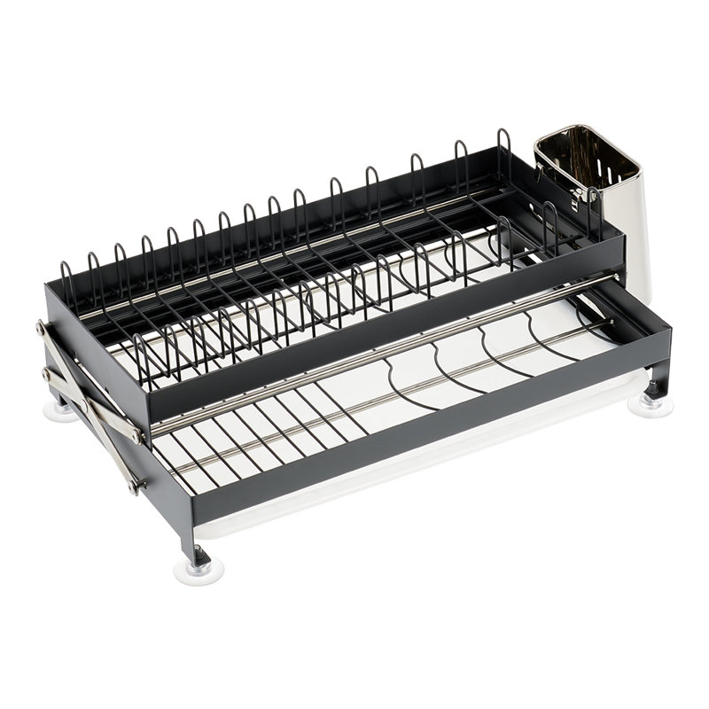 Countertop Dish Rack, Matte Black