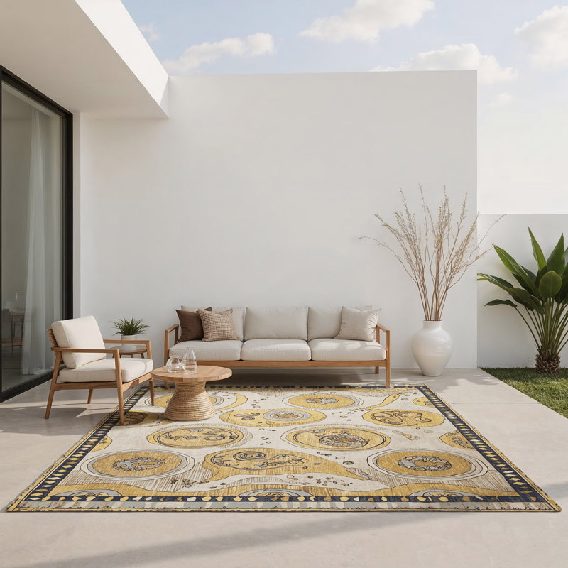 Tapis d'intérieur et d'extérieur Peppy Pop, Rectangle 1 pi 6 po x 2 pi 6 po