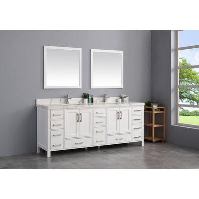 Ensemble de meuble-lavabo double 84 po Uckfield