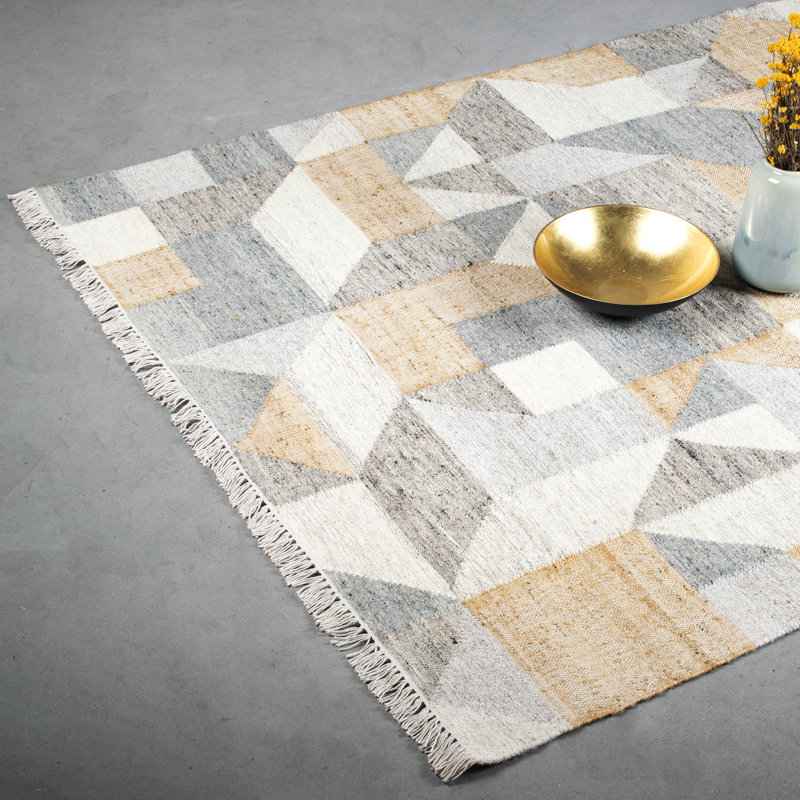 Rittmore Geometric Hand Woven Area Rug, Rectangle 160 x 230cm