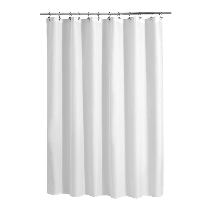 Extra Long Waterproof Shower Curtain Liner 71x79 Inches, White