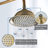 Antique Brass Shower Faucet System Exposed Rain Shower Head Combo with Tub Spout