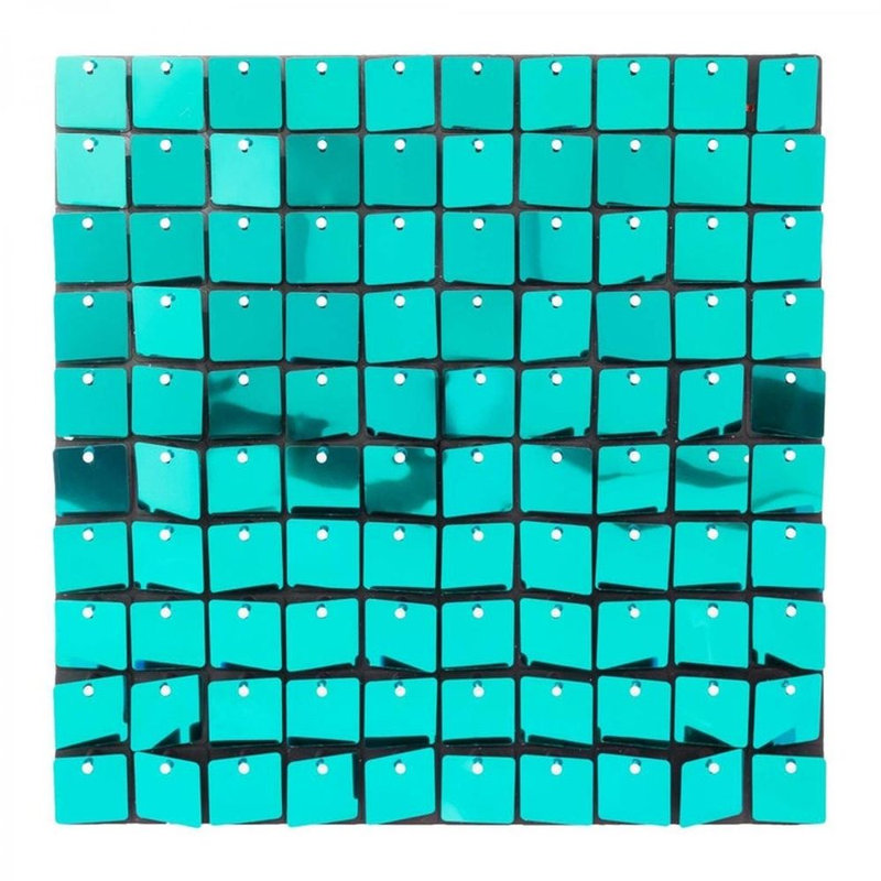 Paillettes murales scintillantes, décorations de lieu de mariage, 36, Vert sarcelle