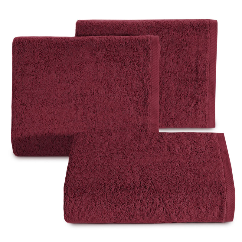 Hindmarch Midweight Jacquard Hand Towel, Wine Red